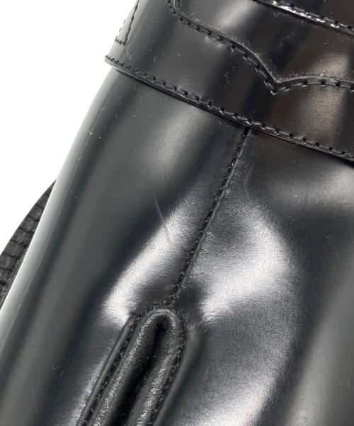 Maison Margiela（メゾンマルジェラ）Maison Margiela (メゾンマルジェラ) 足袋 レザーローファー ブラック サイズ:38の古着・服飾アイテム