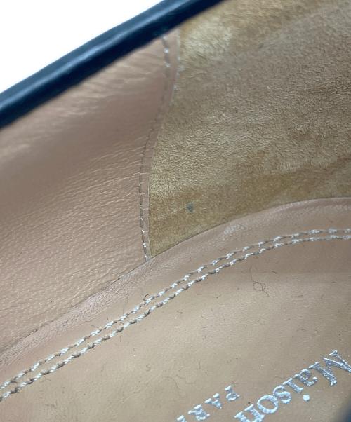 Maison Margiela（メゾンマルジェラ）Maison Margiela (メゾンマルジェラ) 足袋 レザーローファー ブラック サイズ:38の古着・服飾アイテム