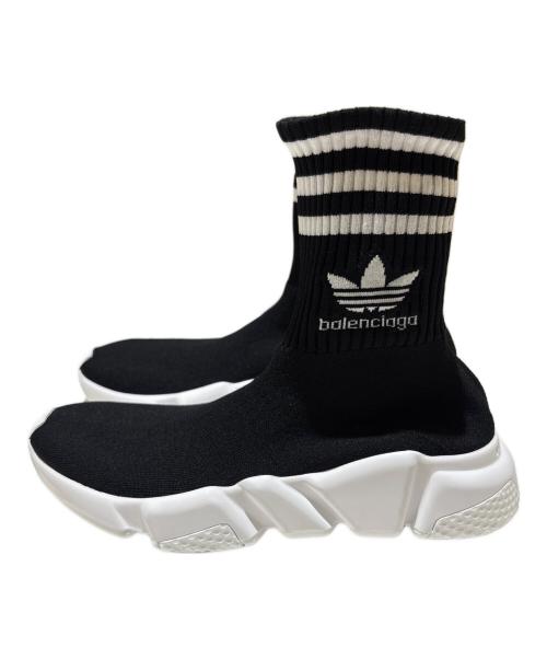 adidas（アディダス）adidas (アディダス) BALENCIAGA (バレンシアガ) ソックススニーカー/スピードトレーナー ブラック サイズ:24の古着・服飾アイテム