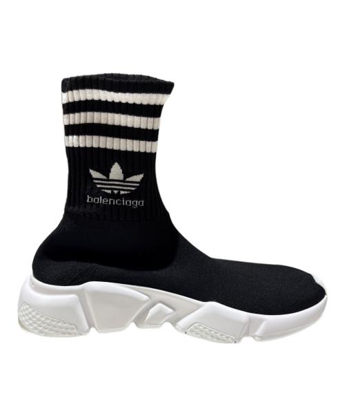adidas（アディダス）adidas (アディダス) BALENCIAGA (バレンシアガ) ソックススニーカー/スピードトレーナー ブラック サイズ:24の古着・服飾アイテム