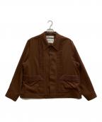 DAIRIKUダイリク）の古着「Summer Cuba Shirt Jacket」｜ブラウン