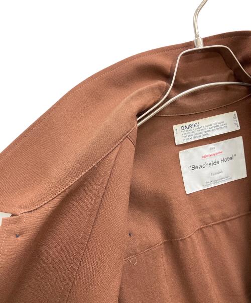 DAIRIKU（ダイリク）DAIRIKU (ダイリク) Summer Cuba Shirt Jacket ブラウン サイズ:Freeの古着・服飾アイテム