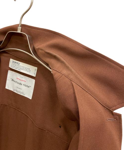 DAIRIKU（ダイリク）DAIRIKU (ダイリク) Summer Cuba Shirt Jacket ブラウン サイズ:Freeの古着・服飾アイテム