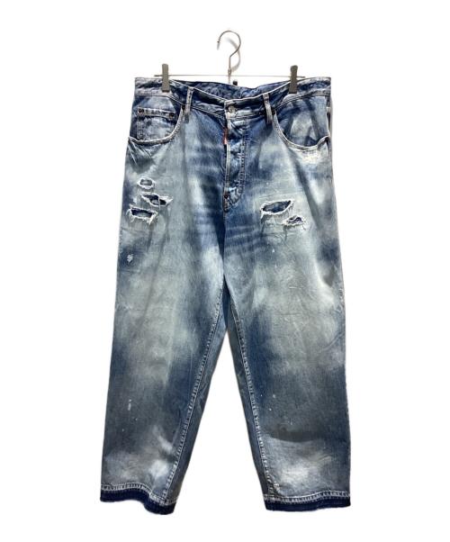 DSQUARED2（ディースクエアード）DSQUARED2 (ディースクエアード) Eros Jeans  インディゴ サイズ:48の古着・服飾アイテム