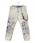 DSQUARED2（ディースクエアード）の古着「COCONUT CREEK WASH COOL JEANS」｜ブルー×ホワイト