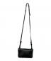 DSQUARED2 (ディースクエアード) レザーショルダーバッグ ブラック：19000円
