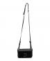 DSQUARED2 (ディースクエアード) レザーショルダーバッグ ブラック：19000円