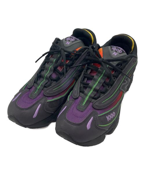 NEW BALANCE（ニューバランス）NEW BALANCE (ニューバランス) ローカットスニーカー　M1000TP ブラック×パープル サイズ:US9.5の古着・服飾アイテム