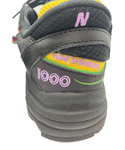 NEW BALANCE（ニューバランス）NEW BALANCE (ニューバランス) ローカットスニーカー　M1000TP ブラック×パープル サイズ:US9.5の古着・服飾アイテム