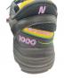 中古・古着 NEW BALANCE (ニューバランス) ローカットスニーカー　M1000TP ブラック×パープル サイズ:US9.5：14000円