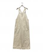 TODAYFULトゥデイフル）の古着「Frontzip Twill Salopette」｜エクリュ