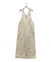 TODAYFUL（トゥデイフル）の古着「Frontzip Twill Salopette」｜エクリュ