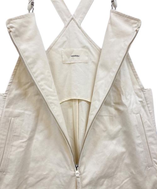 TODAYFUL（トゥデイフル）TODAYFUL (トゥデイフル) Frontzip Twill Salopette エクリュ サイズ:36の古着・服飾アイテム