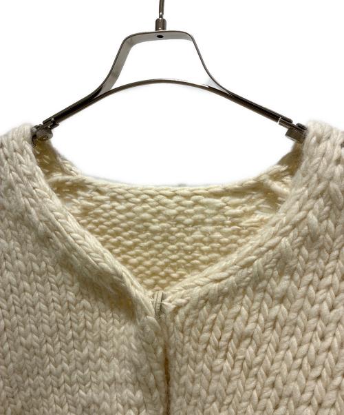 Plage（プラージュ）Plage (プラージュ) roving hand ニットカーディガン 24080922725030 アイボリー サイズ:FREEの古着・服飾アイテム