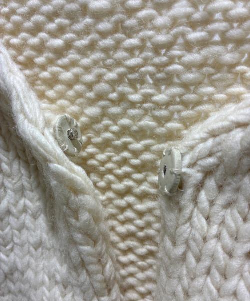 Plage（プラージュ）Plage (プラージュ) roving hand ニットカーディガン 24080922725030 アイボリー サイズ:FREEの古着・服飾アイテム