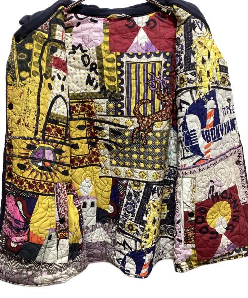 Desigual（デシグアル）Desigual (デシグアル) パッチワーク リバーシブル パデッドジャケット ネイビー サイズ:Sの古着・服飾アイテム