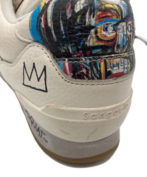 via SANGACIO（ヴィア・サンガチオ）via SANGACIO (ヴィア・サンガチオ) JEAN-MICHEL BASQUIAT (ジャン ミシェル バスキア) にゅスニーカー ホワイト サイズ:27cmの古着・服飾アイテム