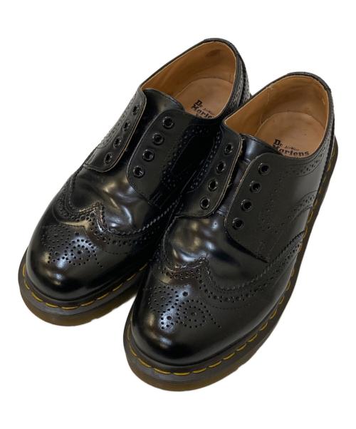 Dr.Martens（ドクターマーチン）Dr.Martens (ドクターマーチン) COMME des GARCONS (コムデギャルソン) ウィングチップシューズ ブラック サイズ:26.5㎝の古着・服飾アイテム