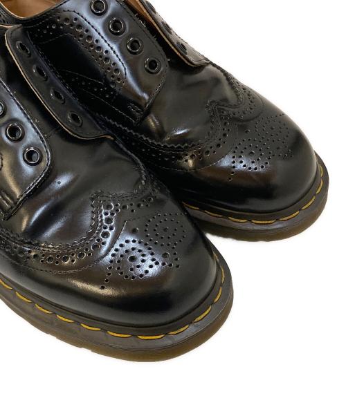 Dr.Martens（ドクターマーチン）Dr.Martens (ドクターマーチン) COMME des GARCONS (コムデギャルソン) ウィングチップシューズ ブラック サイズ:26.5㎝の古着・服飾アイテム