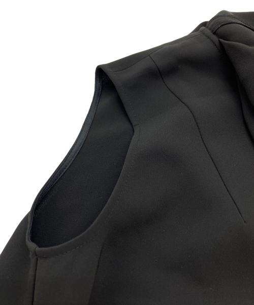 Aveniretoile（アベニールエトワール）Aveniretoile (アベニールエトワール) フレアカラーブラウス ブラック サイズ:SIZE 34の古着・服飾アイテム