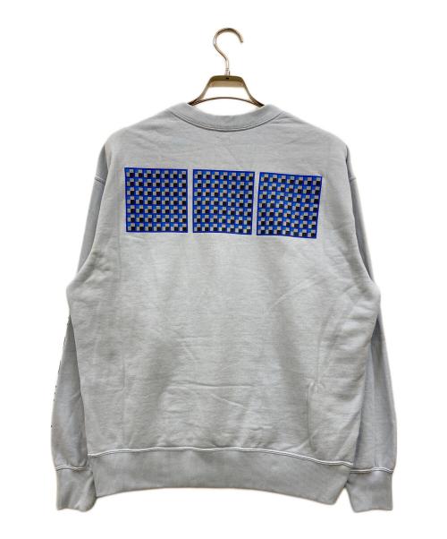SEQUEL（シークエル）SEQUEL (シークエル) WEEKEND (ウィークエンド) Print SWEAT SHIRTS ブルー サイズ:Ｍの古着・服飾アイテム