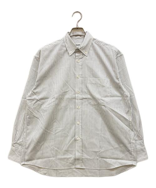 everyone（エブリワン）everyone (エブリワン) classic button down shirt ホワイト サイズ:Sの古着・服飾アイテム