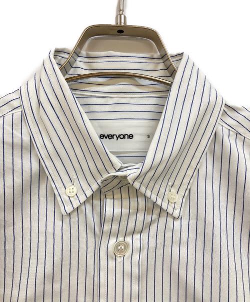 everyone（エブリワン）everyone (エブリワン) classic button down shirt ホワイト サイズ:Sの古着・服飾アイテム