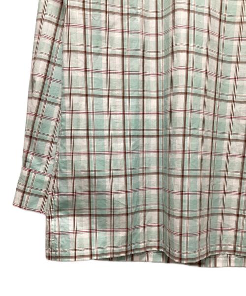 PRADA（プラダ）PRADA (プラダ) ジグザグトリムシャツ ライトグリーン サイズ:Mの古着・服飾アイテム