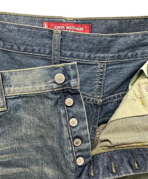 JUNYA WATANABE MAN（ジュンヤワタナベマン）JUNYA WATANABE MAN (ジュンヤワタナベマン) LEVI'S (リーバイス) 綿デニム製品加工カスタマイズ WO-P209/AD2024 インディゴ サイズ:Sの古着・服飾アイテム