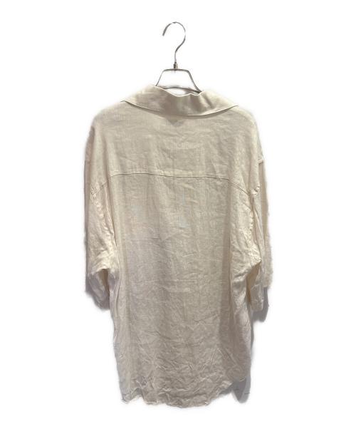 MARNI（マルニ）MARNI (マルニ) No Vacancy Inn (ノーバカンシーイン) Marni x No Vacancy Inn Shirt - Limestone/オープンカラー リネンシャツ アイボリー サイズ:46の古着・服飾アイテム