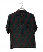 Needlesニードルズ）の古着「Italian Collar S/S Shirt」｜グリーン