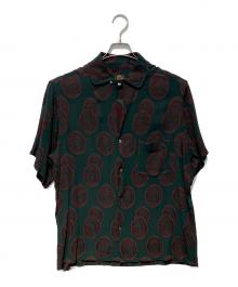 Needles（ニードルズ）の古着「Italian Collar S/S Shirt」｜グリーン