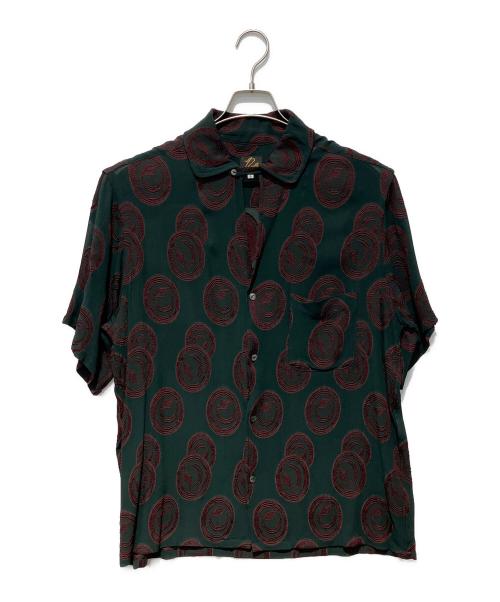 Needles（ニードルズ）Needles (ニードルズ) Italian Collar S/S Shirt グリーン サイズ:Lの古着・服飾アイテム