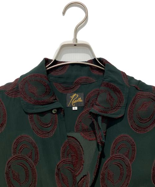 Needles（ニードルズ）Needles (ニードルズ) Italian Collar S/S Shirt グリーン サイズ:Lの古着・服飾アイテム
