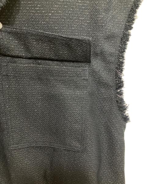 LOUNIE（ルーニー）LOUNIE (ルーニー) ラメバスケットフリンジジレ ネイビー サイズ:38 未使用品の古着・服飾アイテム