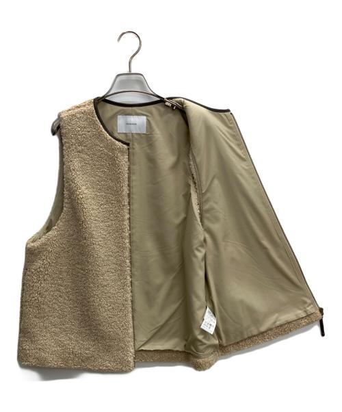 FRAMeWORK（フレームワーク）FRAMeWORK (フレームワーク) ボアベスト ベージュ サイズ:FREEの古着・服飾アイテム