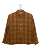 ARROWアロー）の古着「チェックシャツ」｜ブラウン