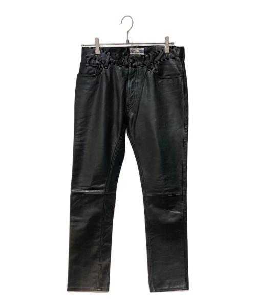 GAP（ギャップ）GAP (ギャップ) レザーパンツ ブラック サイズ:W32の古着・服飾アイテム