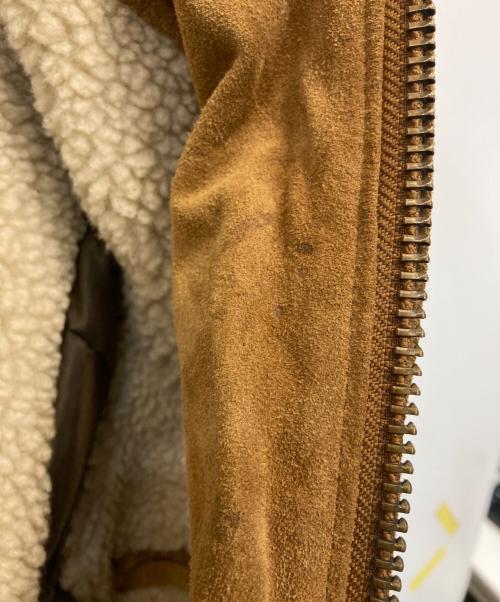GAP（ギャップ）GAP (ギャップ) 00s 裏ボアカウレザースウェードジャケット ブラウン サイズ:xsの古着・服飾アイテム