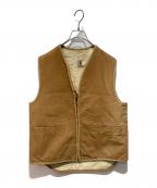 CarHarttカーハート）の古着「ダックボアベスト」｜ブラウン