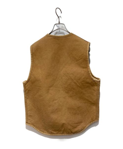 CarHartt（カーハート）CarHartt (カーハート) ダックボアベスト ブラウン サイズ:Mの古着・服飾アイテム