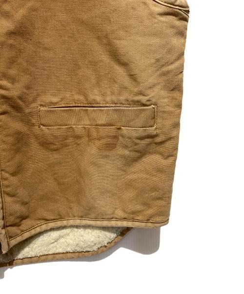 CarHartt（カーハート）CarHartt (カーハート) ダックボアベスト ブラウン サイズ:Mの古着・服飾アイテム