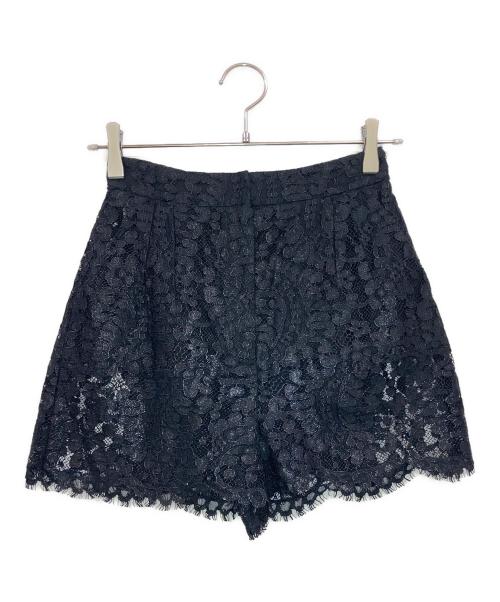 DOLCE & GABBANA（ドルチェ＆ガッバーナ）DOLCE & GABBANA (ドルチェ＆ガッバーナ) コードレース ショートパンツ ブラック サイズ:38の古着・服飾アイテム