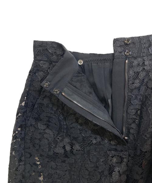 DOLCE & GABBANA（ドルチェ＆ガッバーナ）DOLCE & GABBANA (ドルチェ＆ガッバーナ) コードレース ショートパンツ ブラック サイズ:38の古着・服飾アイテム