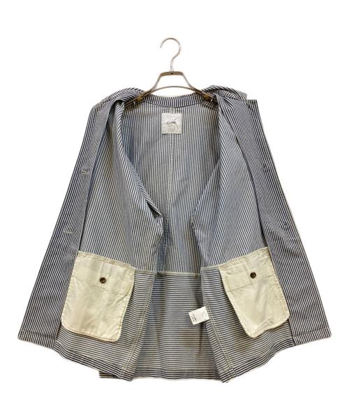 CLANE（クラネ）CLANE (クラネ) WORK OVER JACKET ブルー サイズ:1の古着・服飾アイテム