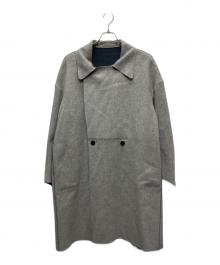 ETHOSENS（エトセンス）の古着「Cut off coat」｜グレー