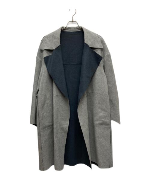 ETHOSENS（エトセンス）ETHOSENS (エトセンス) Cut off coat グレー サイズ:２の古着・服飾アイテム