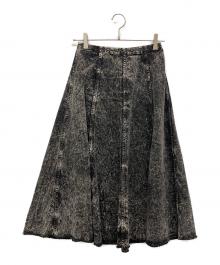 MARNI（マルニ）の古着「デニムフレアスカート」｜ブラック