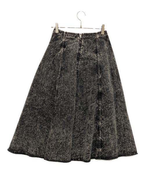 MARNI（マルニ）MARNI (マルニ) デニムフレアスカート ブラック サイズ:36の古着・服飾アイテム