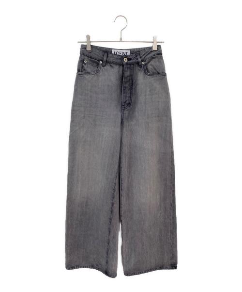 LOEWE（ロエベ）LOEWE (ロエベ) High Waisted Jeans グレー サイズ:34の古着・服飾アイテム